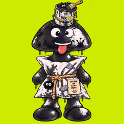 Black INK Robin #06788