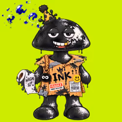 Black INK Robin #02546