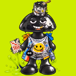 Black INK Robin #00669