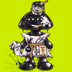 Black INK Robin #06721