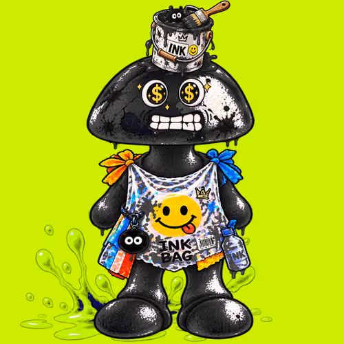 Black INK Robin #00502