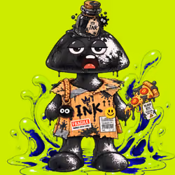Black INK Robin #07396