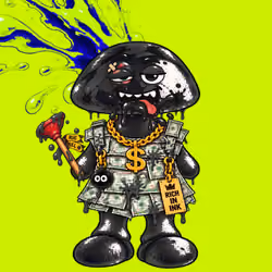 Black INK Robin #00871