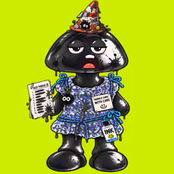 Black INK Robin #04496