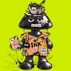 Black INK Robin #06133