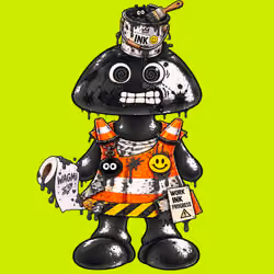 Black INK Robin #01691