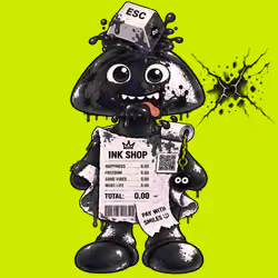 Black INK Robin #07072