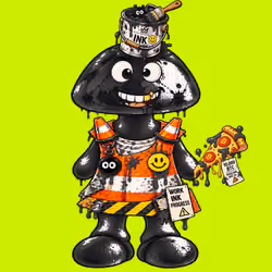 Black INK Robin #06132