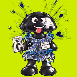 Black INK Robin #00181