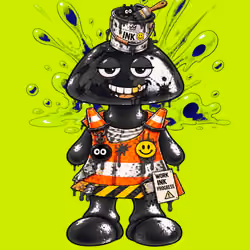 Black INK Robin #06787