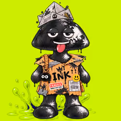 Black INK Robin #07417