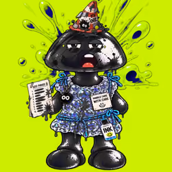 Black INK Robin #04072
