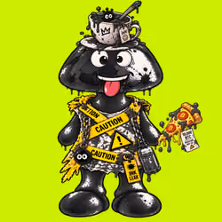 Black INK Robin #04186