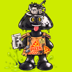 Black INK Robin #00334