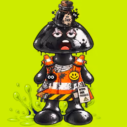 Black INK Robin #02544