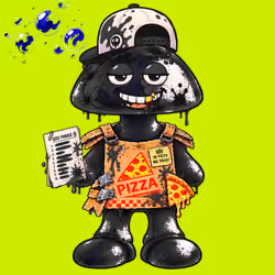 Black INK Robin #00246