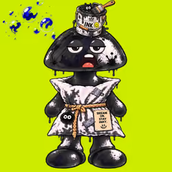 Black INK Robin #00182