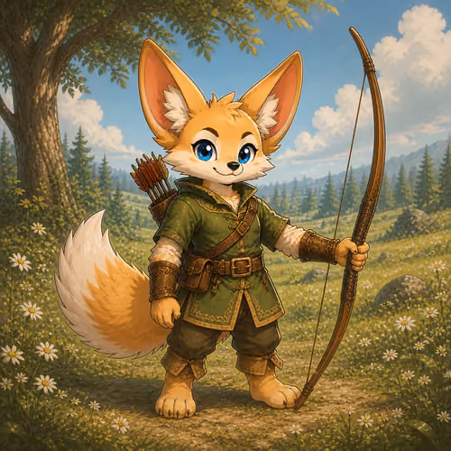 Greenhood Fox #1384