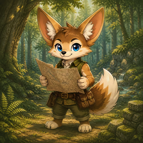 Greenhood Fox #1051