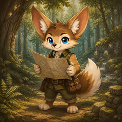 Greenhood Fox #0234