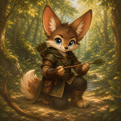Greenhood Fox #1415
