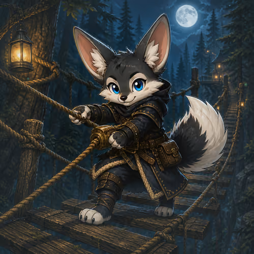 Greenhood Fox #1393