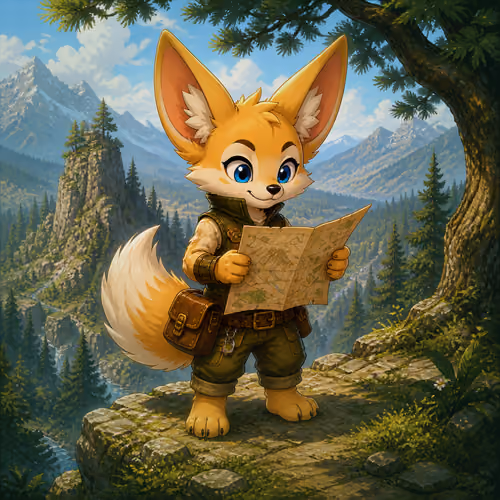 Greenhood Fox #1389