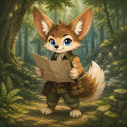 Greenhood Fox #0482