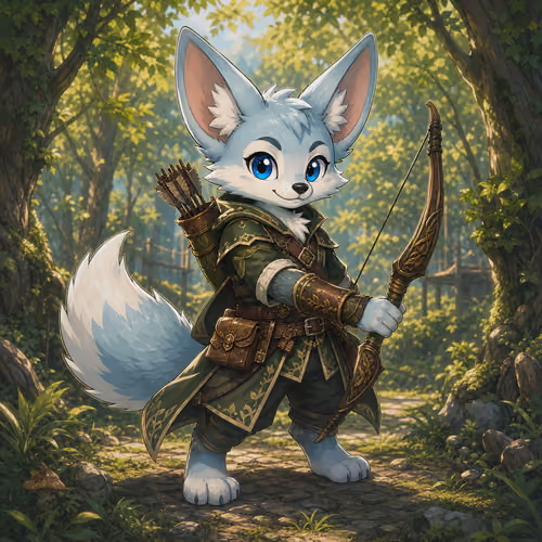 Greenhood Fox #1069