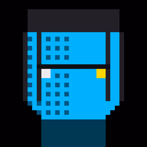 Cyberpunk Split-Face Bust #1015