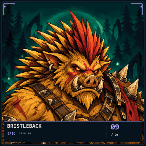 Bristleback #9/20