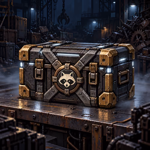 Raccoon Supply Crate — Sealed Delivery