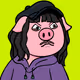 Hooded Pig #722