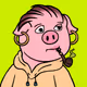 Hooded Pigs