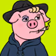 Hooded Pig #723