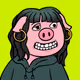 Hooded Pig #728