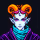 NEON ONI #1551 — Ronin