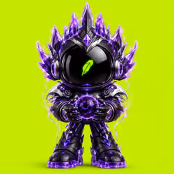 Robinhood Toy #009 — Amethyst Crystal Warlord