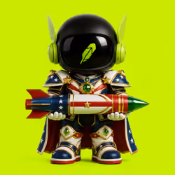 Robinhood Toy #764 — Patriotic Rocket Bearer
