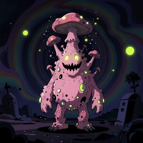 Lil Monsters #4609 — Vexvex the Cursed