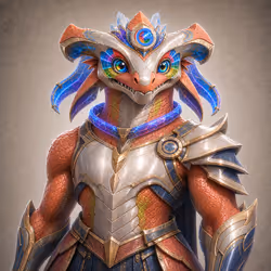 Stockmon #041 — Coral Market Gryphon 041