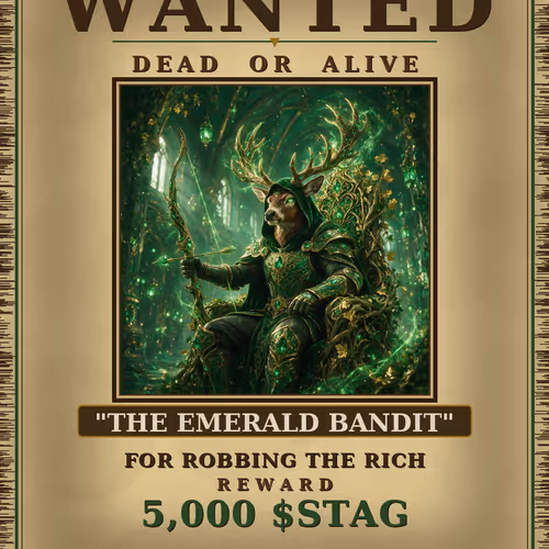 WANTED #08 — THE EMERALD BANDIT