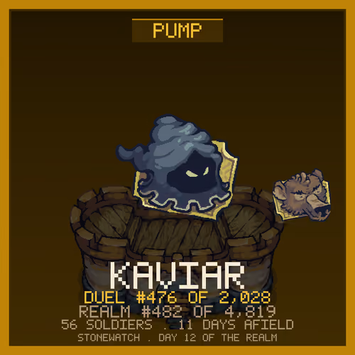 Genesis Banner #144 . kaviar