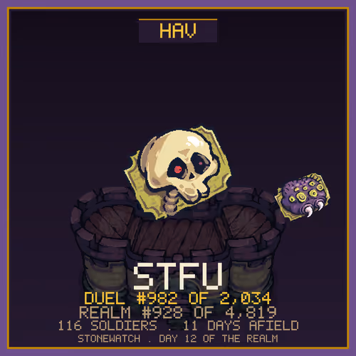 Genesis Banner #280 . Stfu