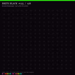 NFTzWORLD BRITE BLACK #125 — BRITE BLACK #125