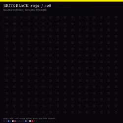 NFTzWORLD BRITE BLACK #52 — BRITE BLACK #52