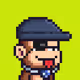 Pixel Monkey Hood #384