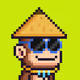 Pixel Monkey Hood #1965