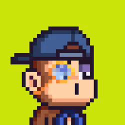Pixel Monkey Hood #1964
