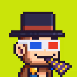 Pixel Monkey Hood #3866